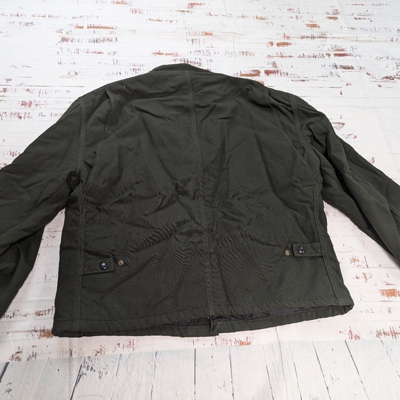 Carhartt vintage zip up canvas quilted lined chore work coat. - Picture 8 of 10